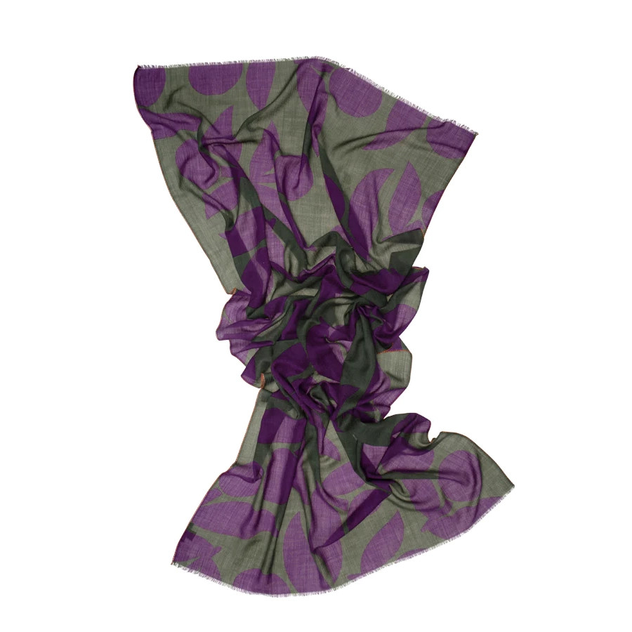 Purple and green scarf discount