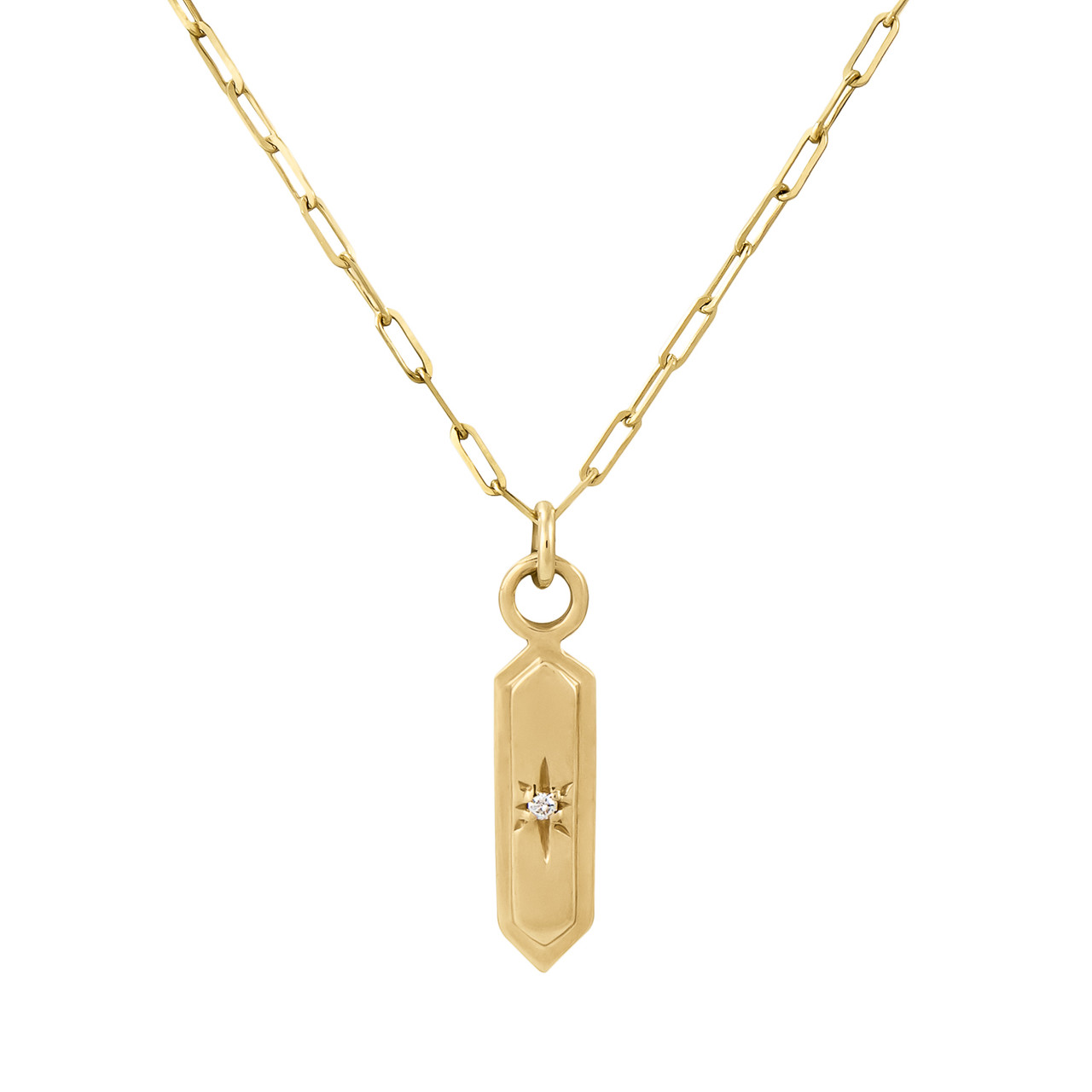 metier by tomfoolery: Astra Hexa Diamond Pendant