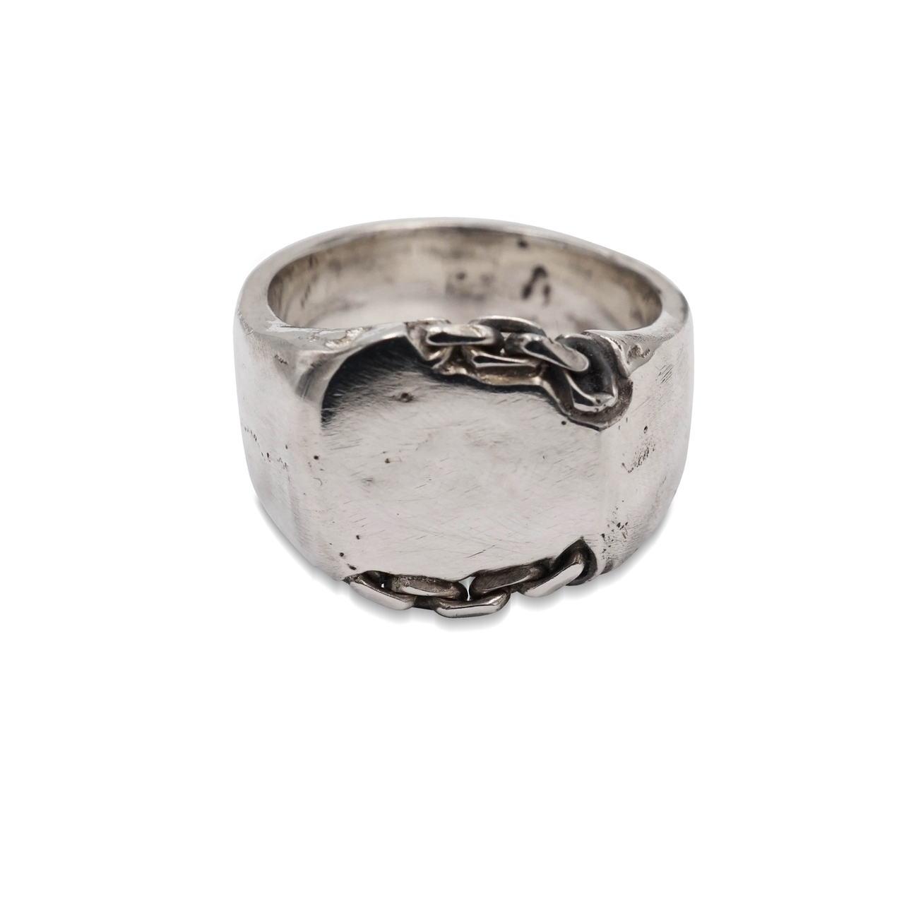 Metal Atelier: Cartena Signet Ring in Silver, tomfoolery