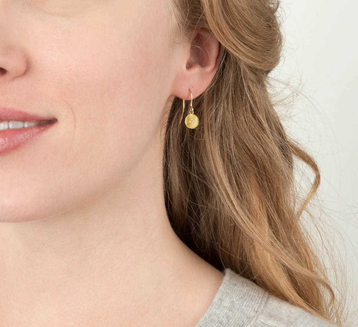 Adel Chefridi: Four Star Wave Charm Earrings, tomfoolery london