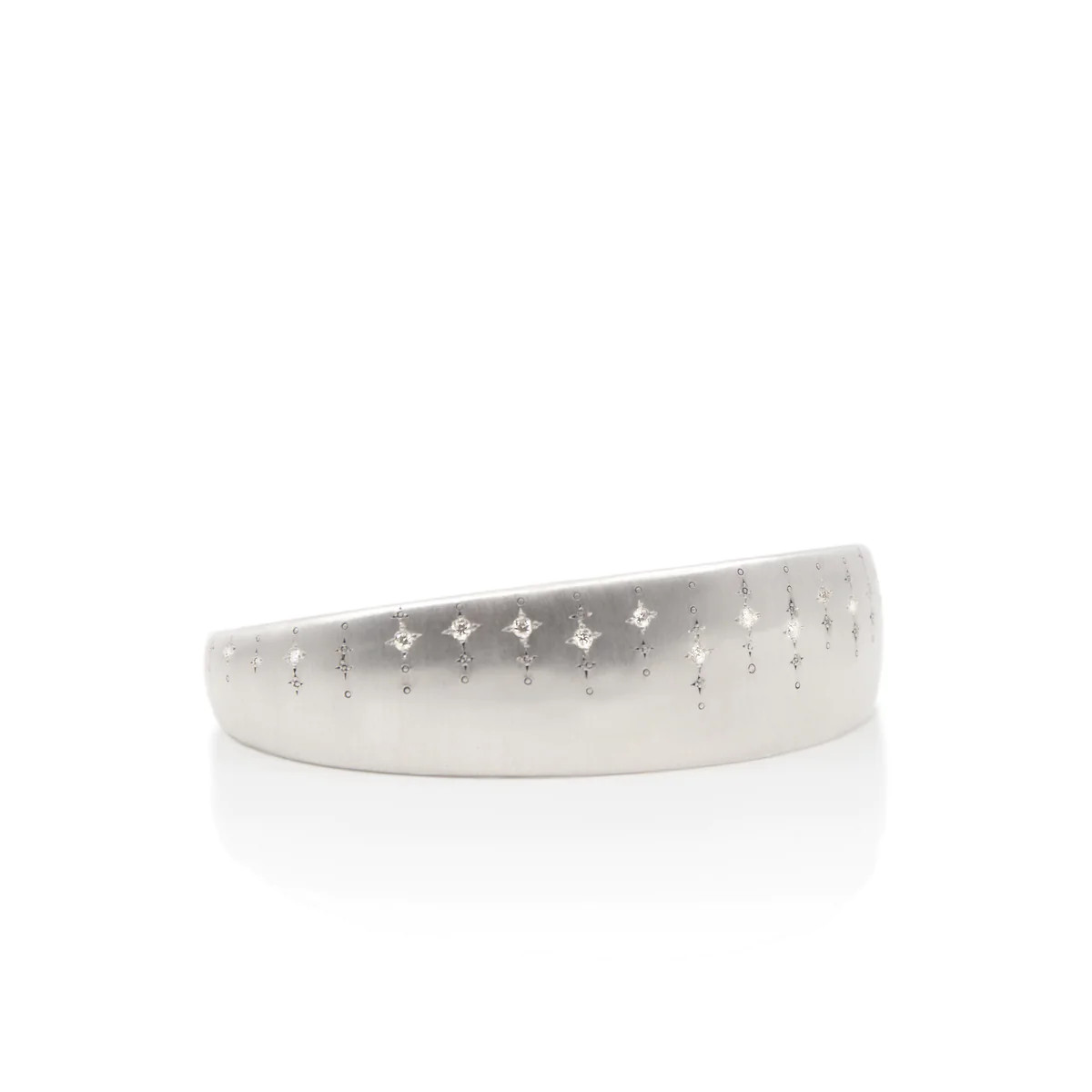 Adel Chefridi: Horizon Diamond Cuff Bracelet, tomfoolery london