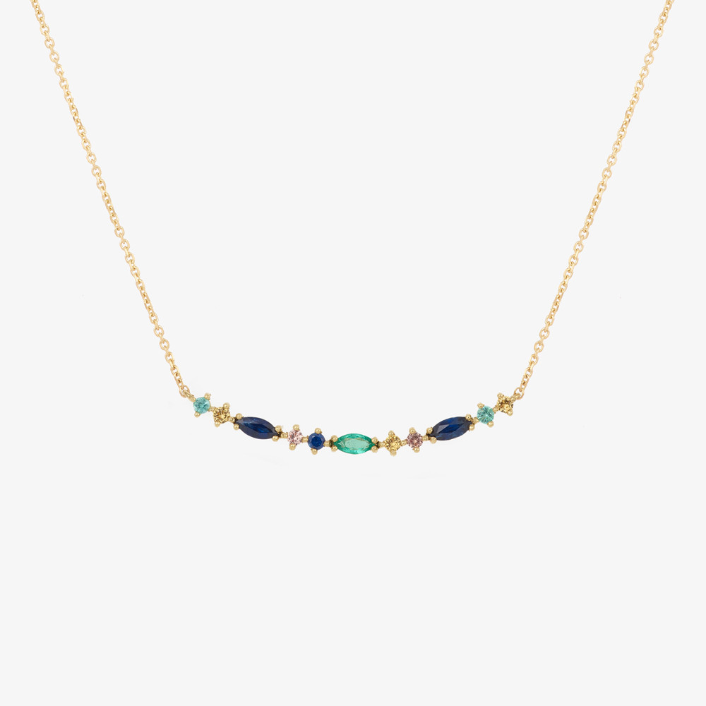 Sophie d'Agon: Gaia Necklace 1 Green, tomfoolerylondon