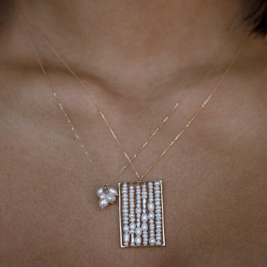 Wwake: Letter Necklace , Tomfoolery London