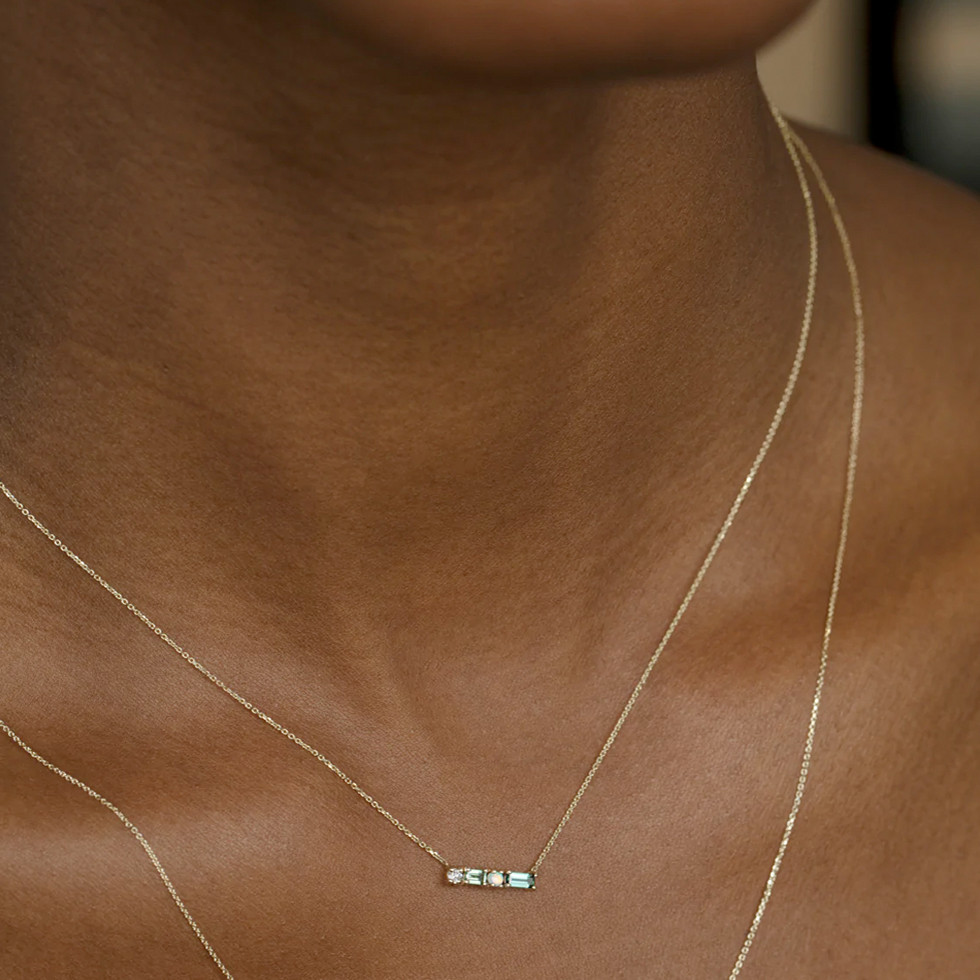 Wwake: Pillar Necklace , Tomfoolery London