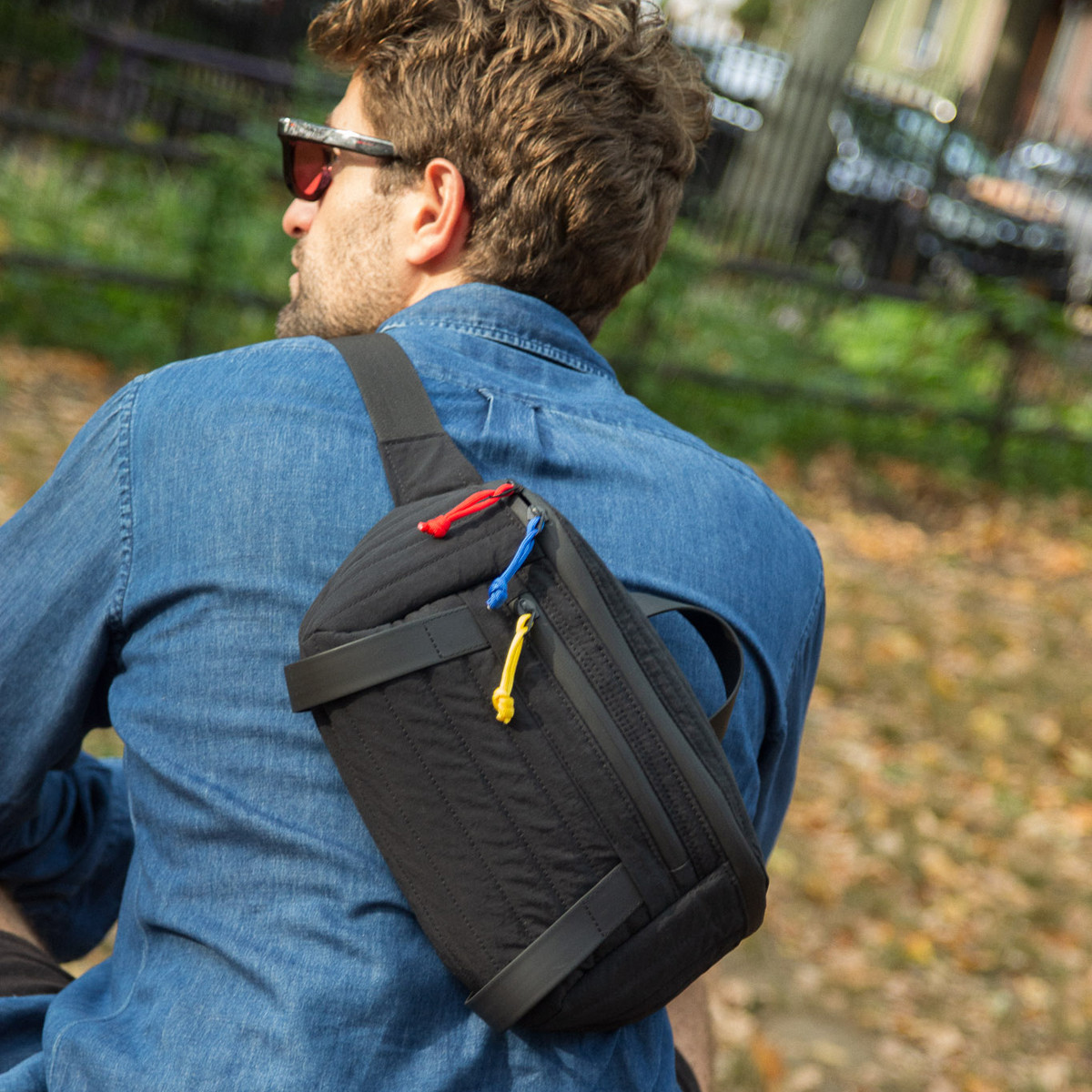 Craig Hill : Arris Sling Bag , Tomfoolery London