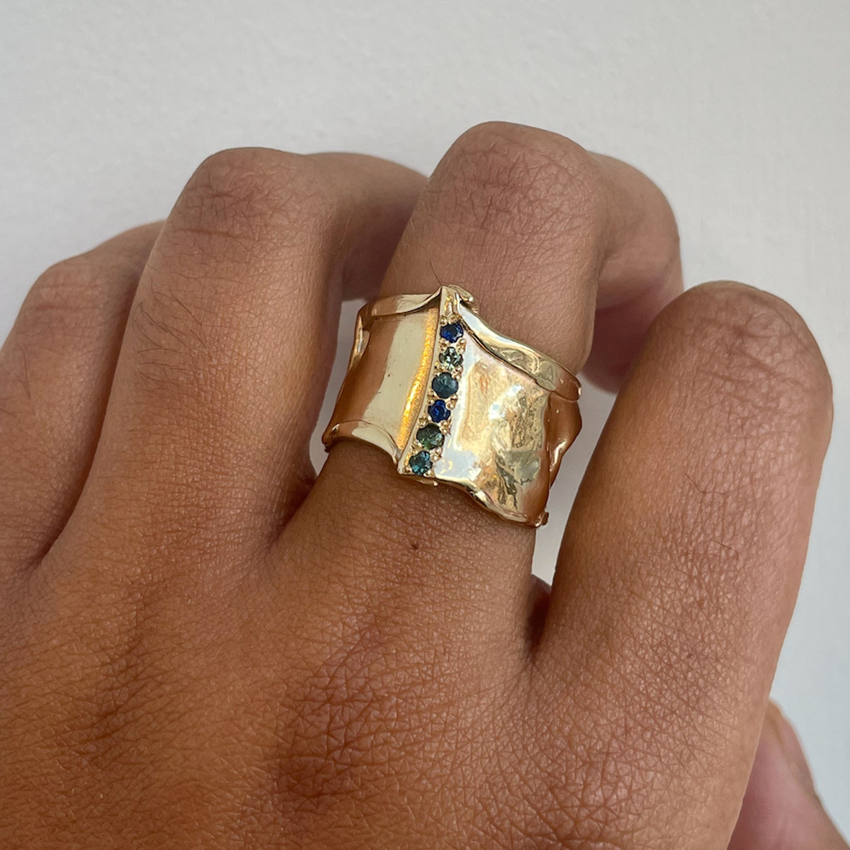 The Athena no.2 Art Ring by Mia Chicco available at tomfoolery London as a part of Art Ring 2022 exhibition.
