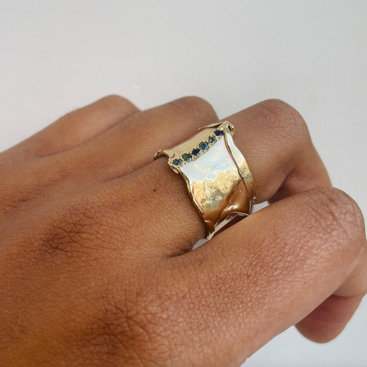 The Athena no.2 Art Ring by Mia Chicco available at tomfoolery London as a part of Art Ring 2022 exhibition.