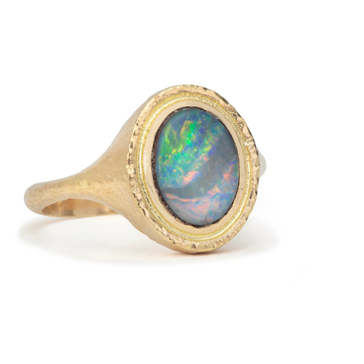 There's Plenty Opal Signet Ring, Maya Selway, tomfoolery