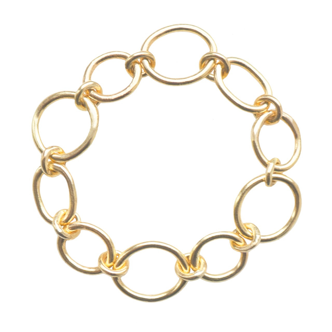 Litica 18ct Gold Chain Ring, Maria Manola, tomfoolery