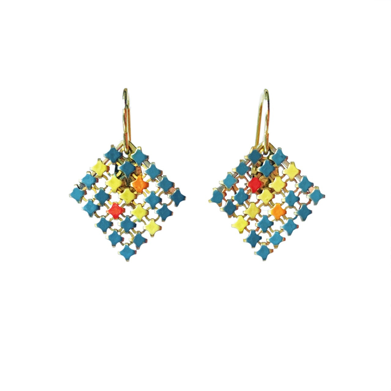 Memphis Mini Earrings, Maral Rapp, tomfoolery