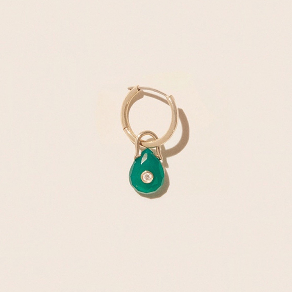 Orso Turquoise & 9ct Yellow Gold Single Earring, Pascale Monvoisin, tomfoolery
