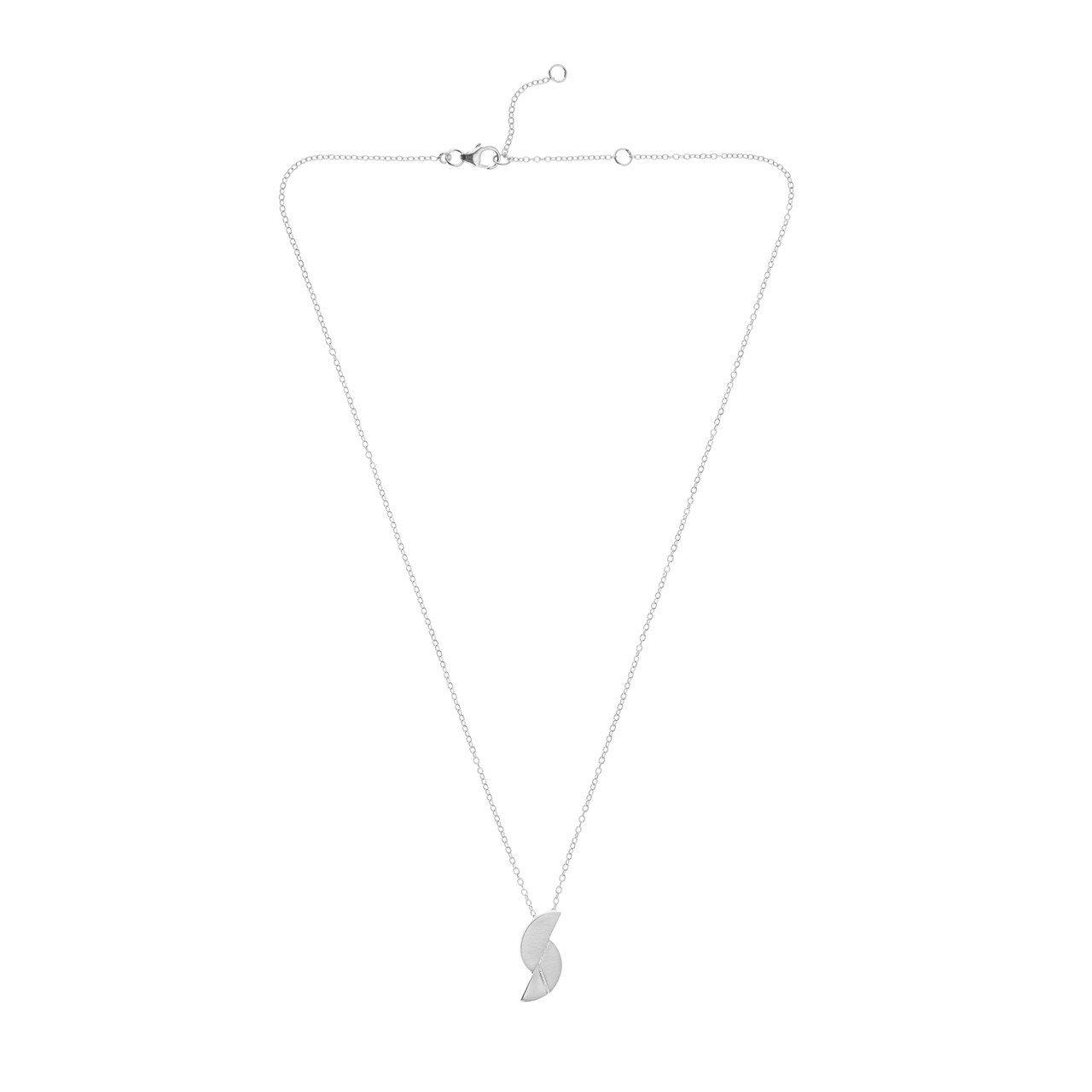 Rayon Asymmetry Half Circle Pendant, RAYON, tomfoolery