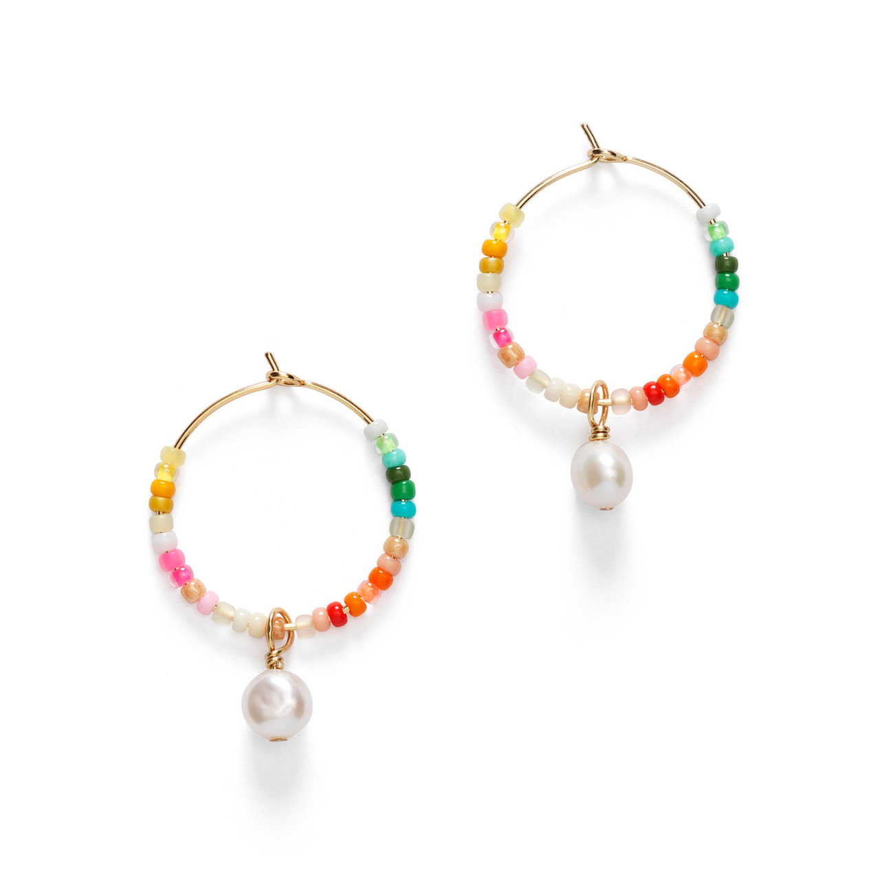 Rainbow Nomad Hoops, Anni Lu, tomfoolery