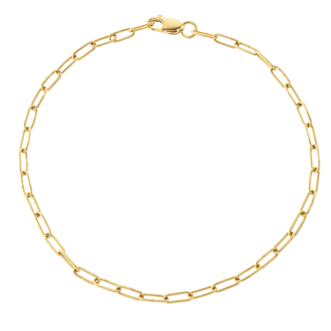 Paperclip Oval Link Chain Bracelet, Infinite, tomfoolery