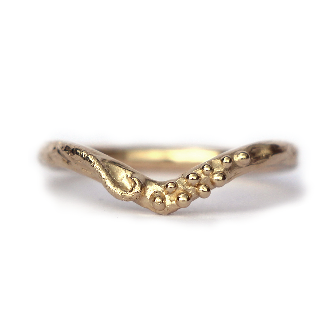 14ct Yellow Gold Rockpool Stacking Ring, Alice Clarke, tomfoolery