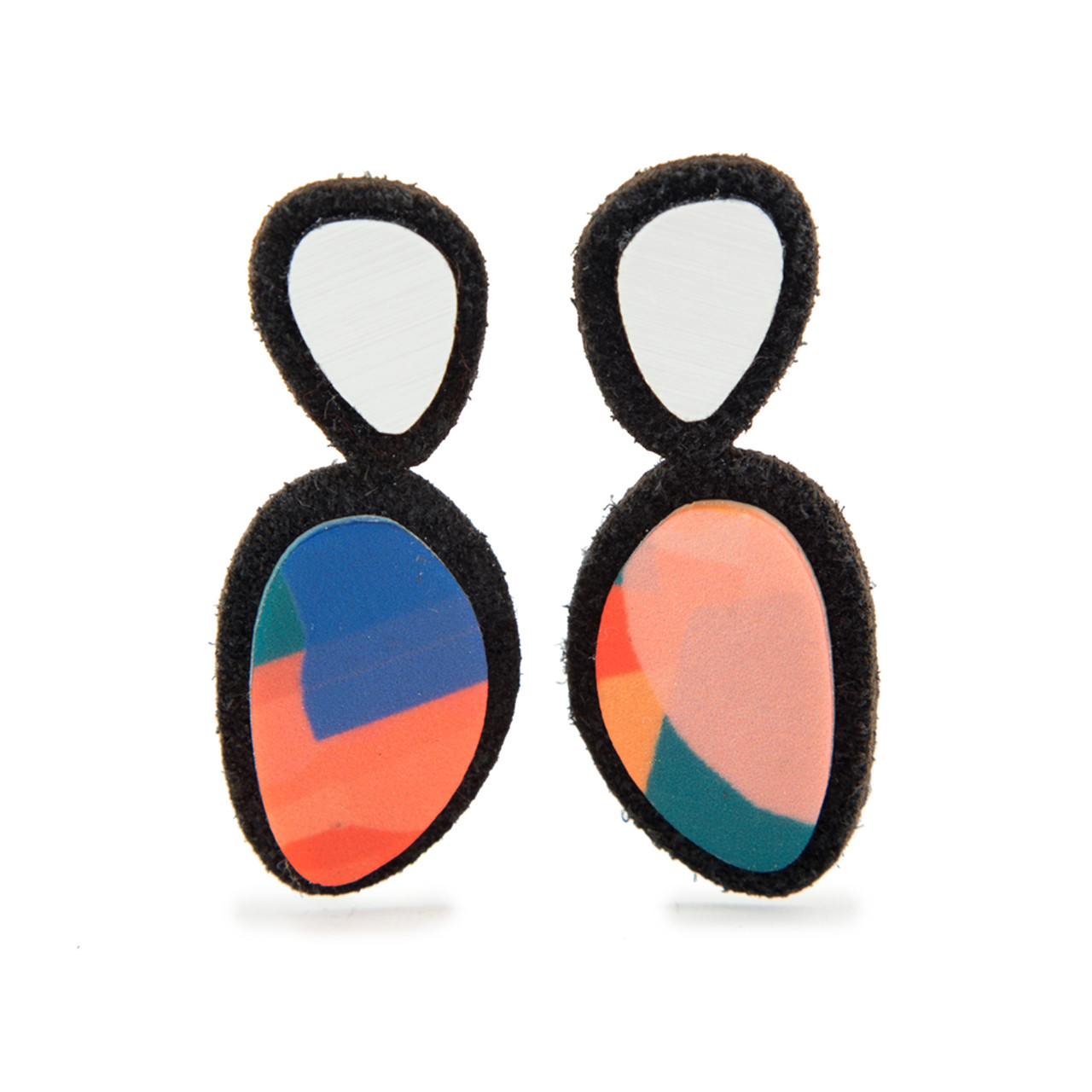 Stone Earrings Multi, Iskin Sisters, tomfoolery
