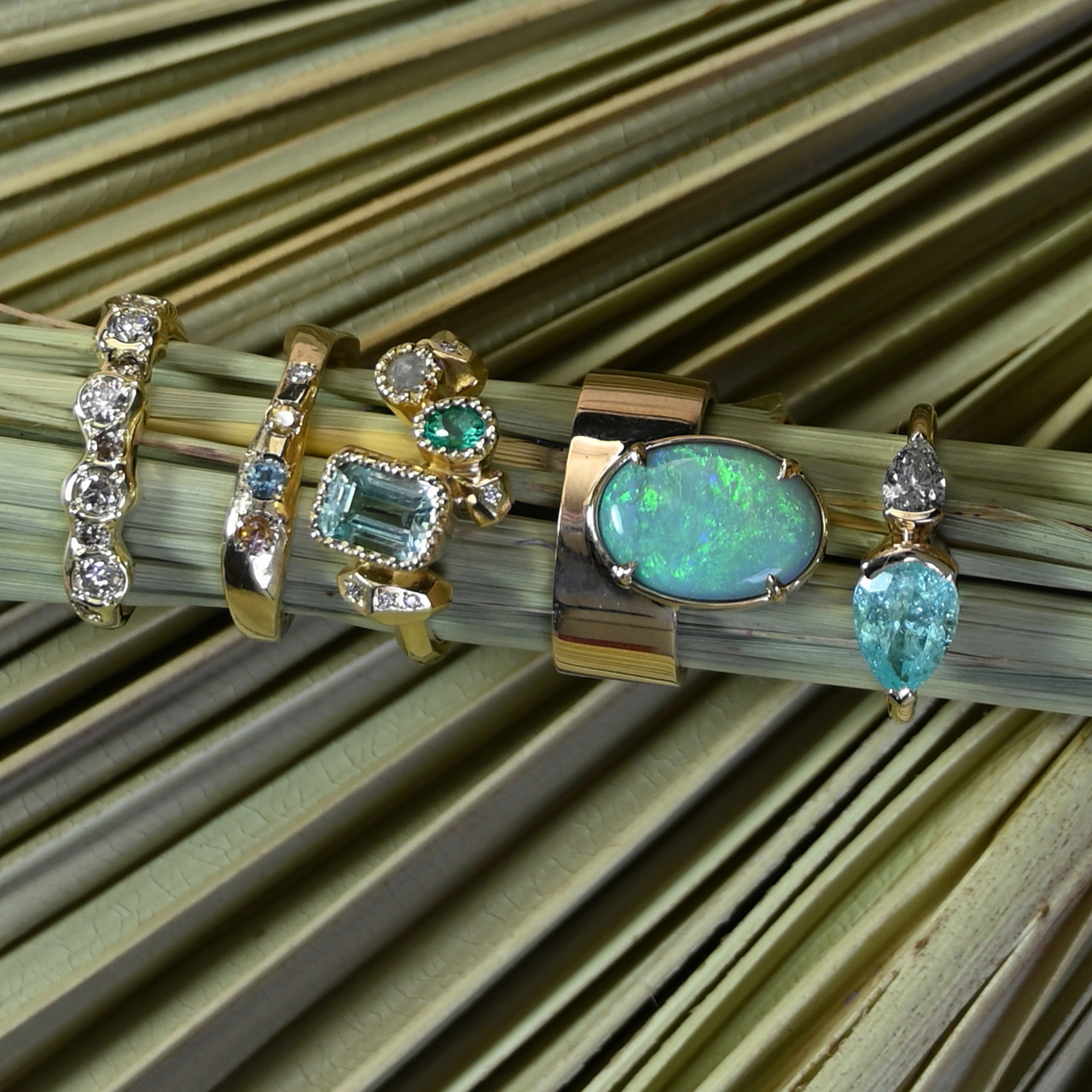 One-Of-A-Kind Opal Monolith No.18 Ring - Tomfoolery London