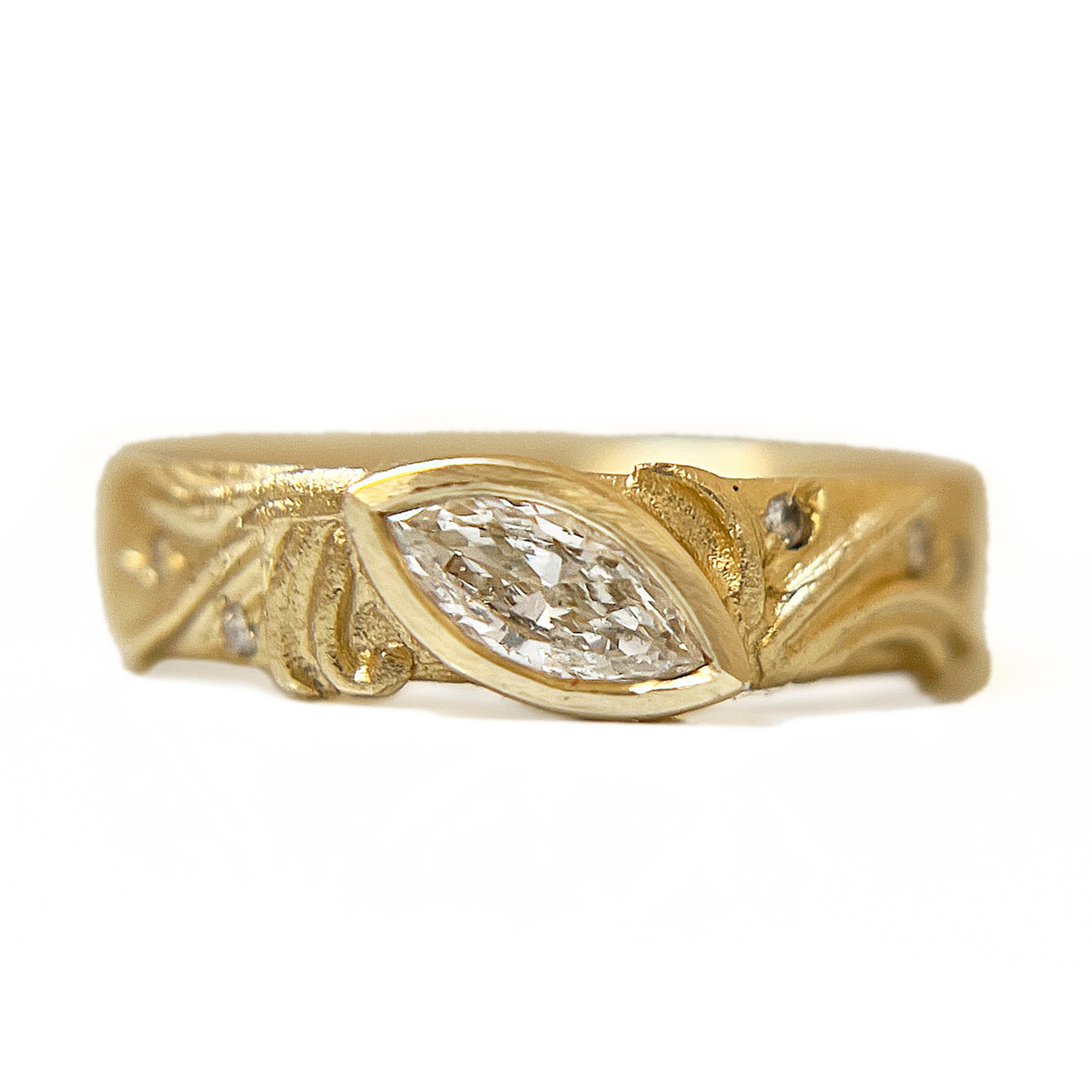 Marquise Diamond Vine Ring, Claire Macfarlane, tomfoolery