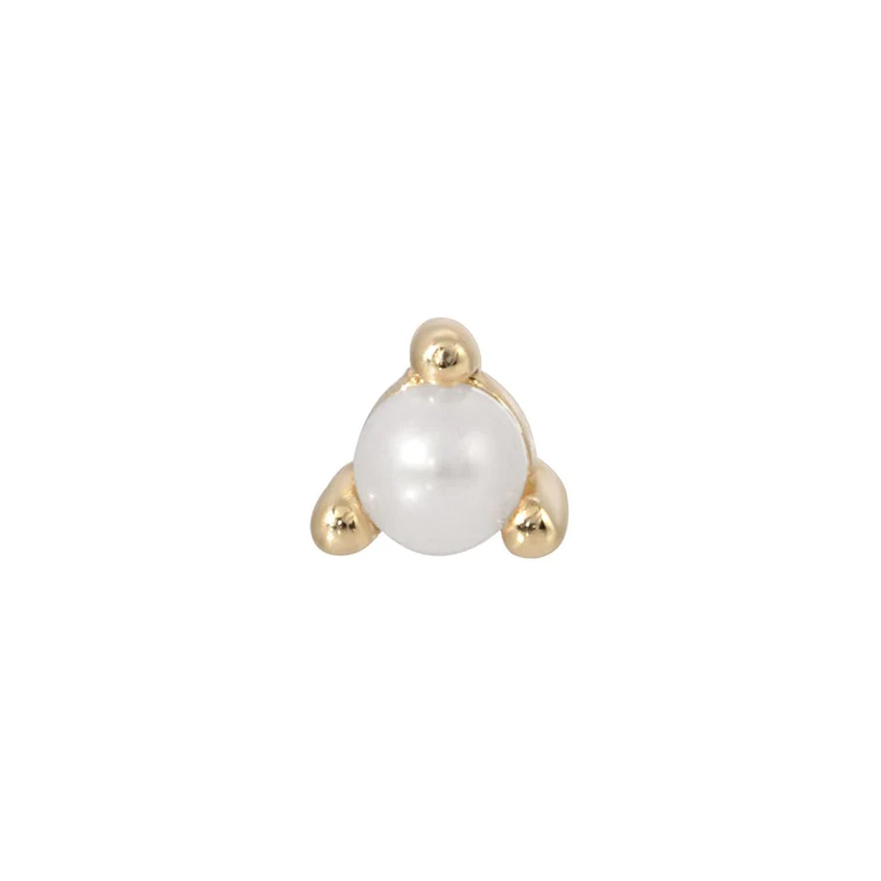 Single Pearl Dot Stud, Jennie Kwon, tomfoolery