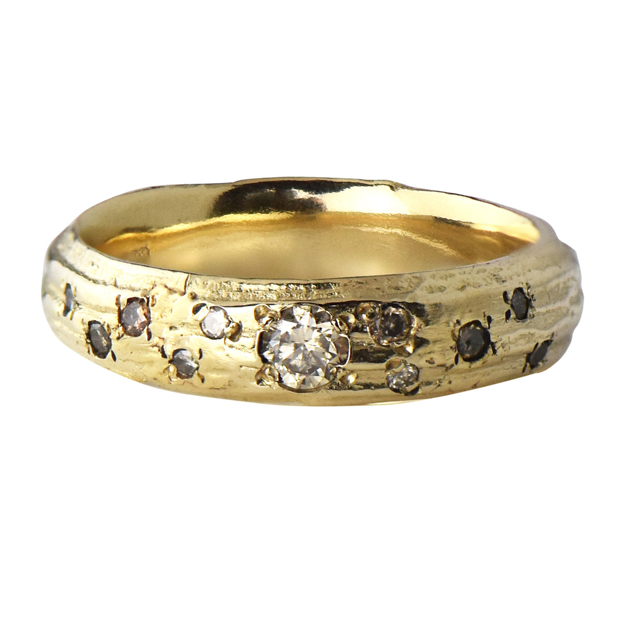 Oak Scatter Diamond Ring, Issy White, Tomfoolery London