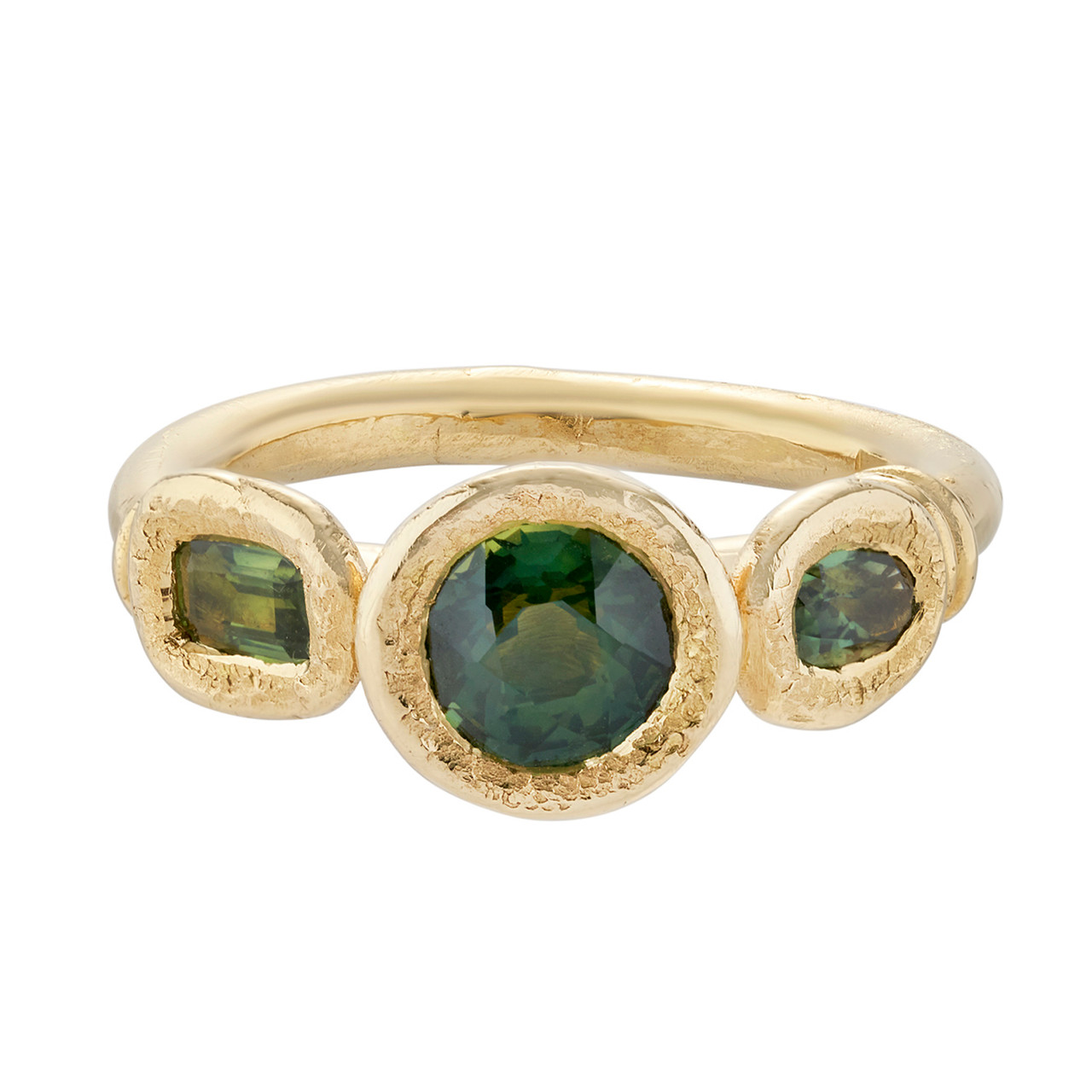 Insieme Sapphire & 18ct Yellow Gold Ring, Mia Chicco, tomfoolery