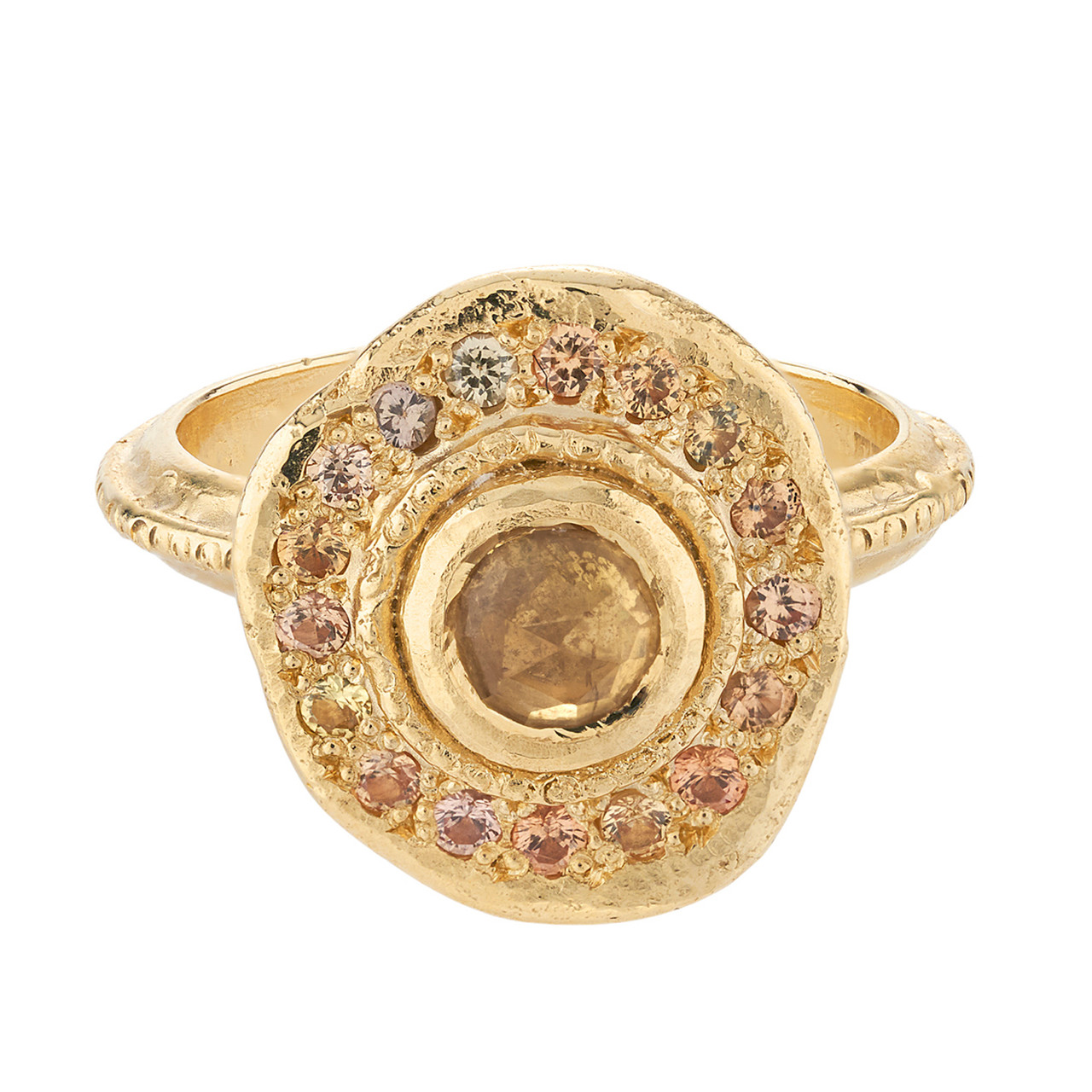 Alba Sapphire & Yellow Gold Ring, Mia Chicco, tomfoolery