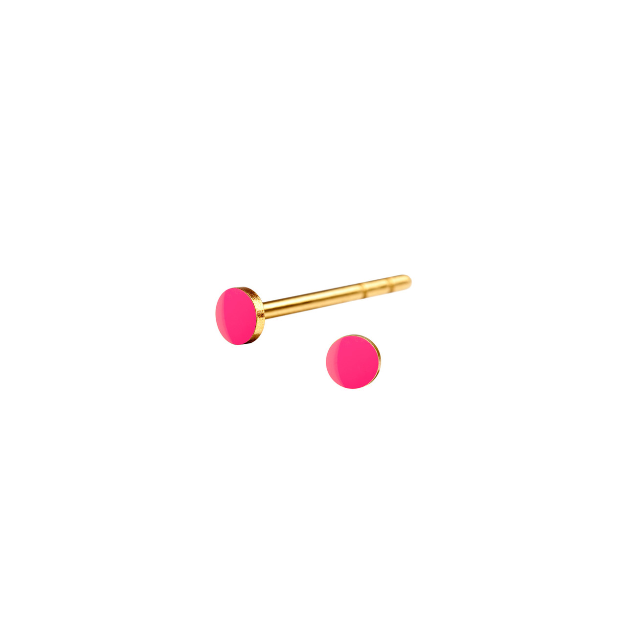 Neon Enamel Nano Spot Studs, Scherning, tomfoolery