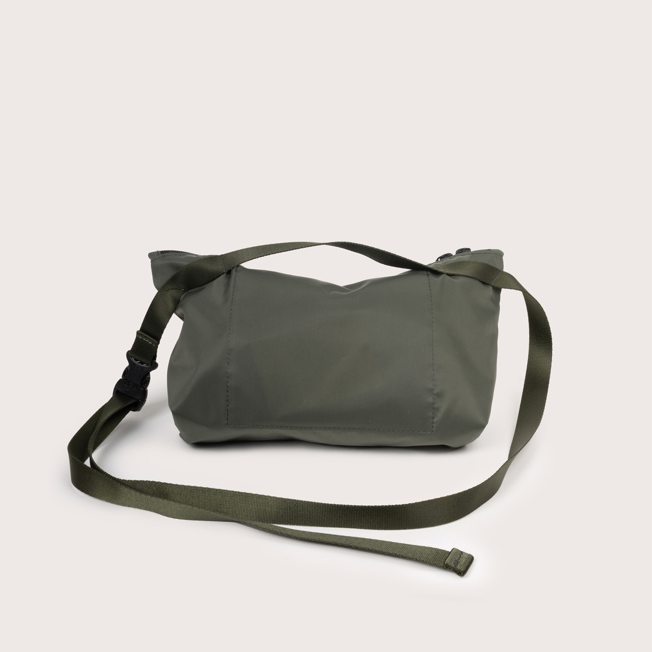 Nylon Twill Fannypack Crossbody in Khaki, Bags In Progress, tomfoolery