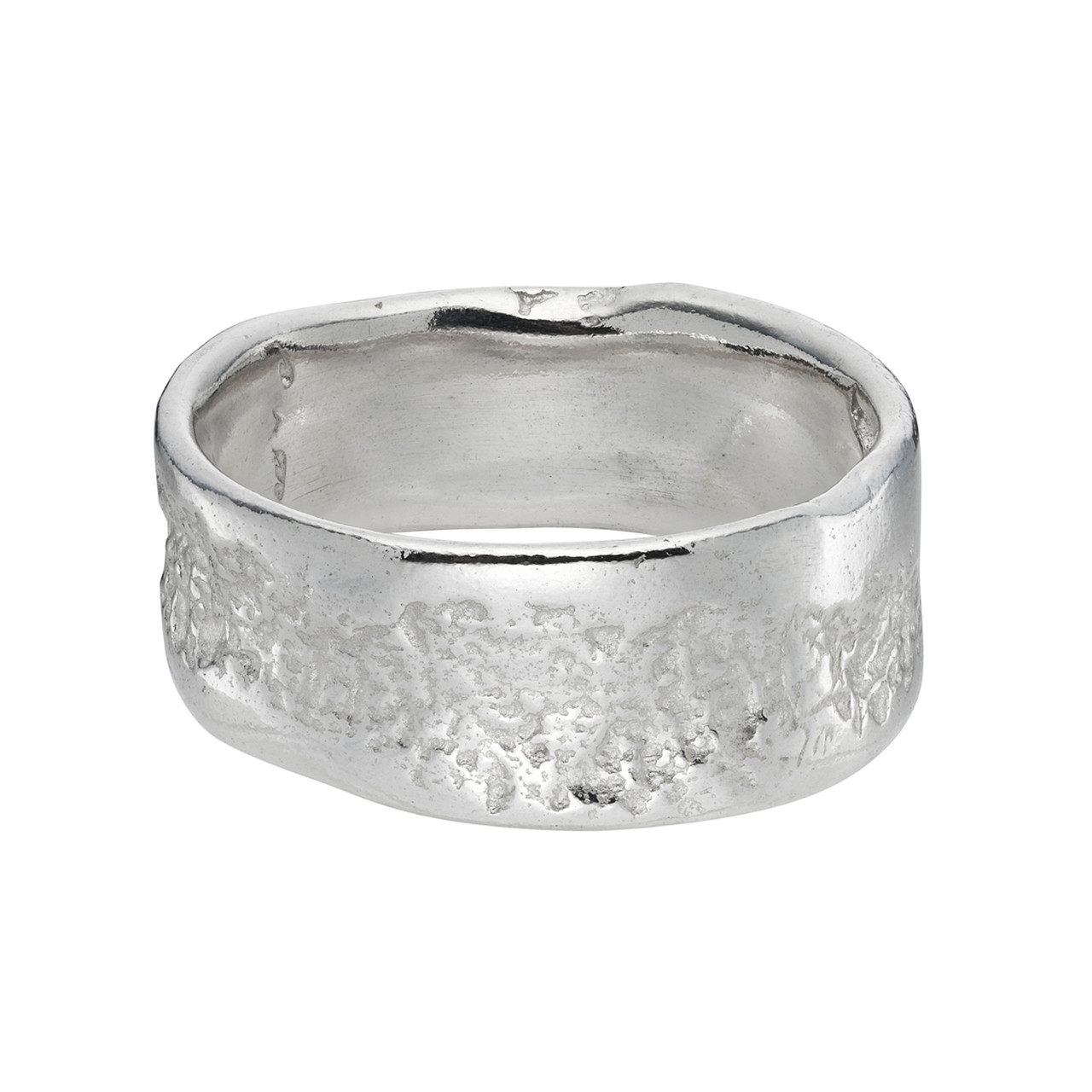 Reverse Oak Ring in Silver, Issy White, Tomfoolery London