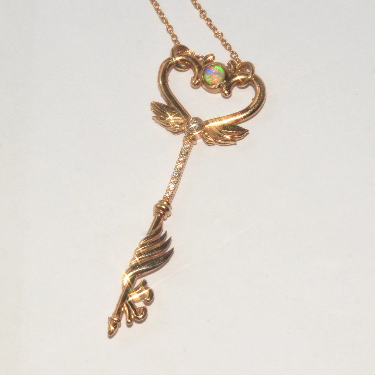 Key To My Heart Necklace, Sofia Zakia, tomfoolery