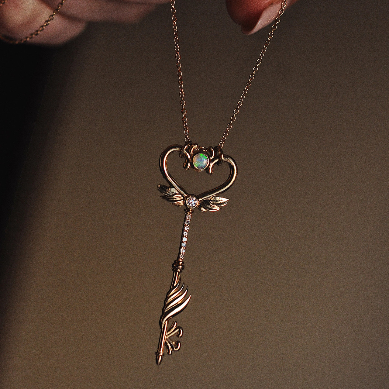 Key to My Heart Pendant for Ashes