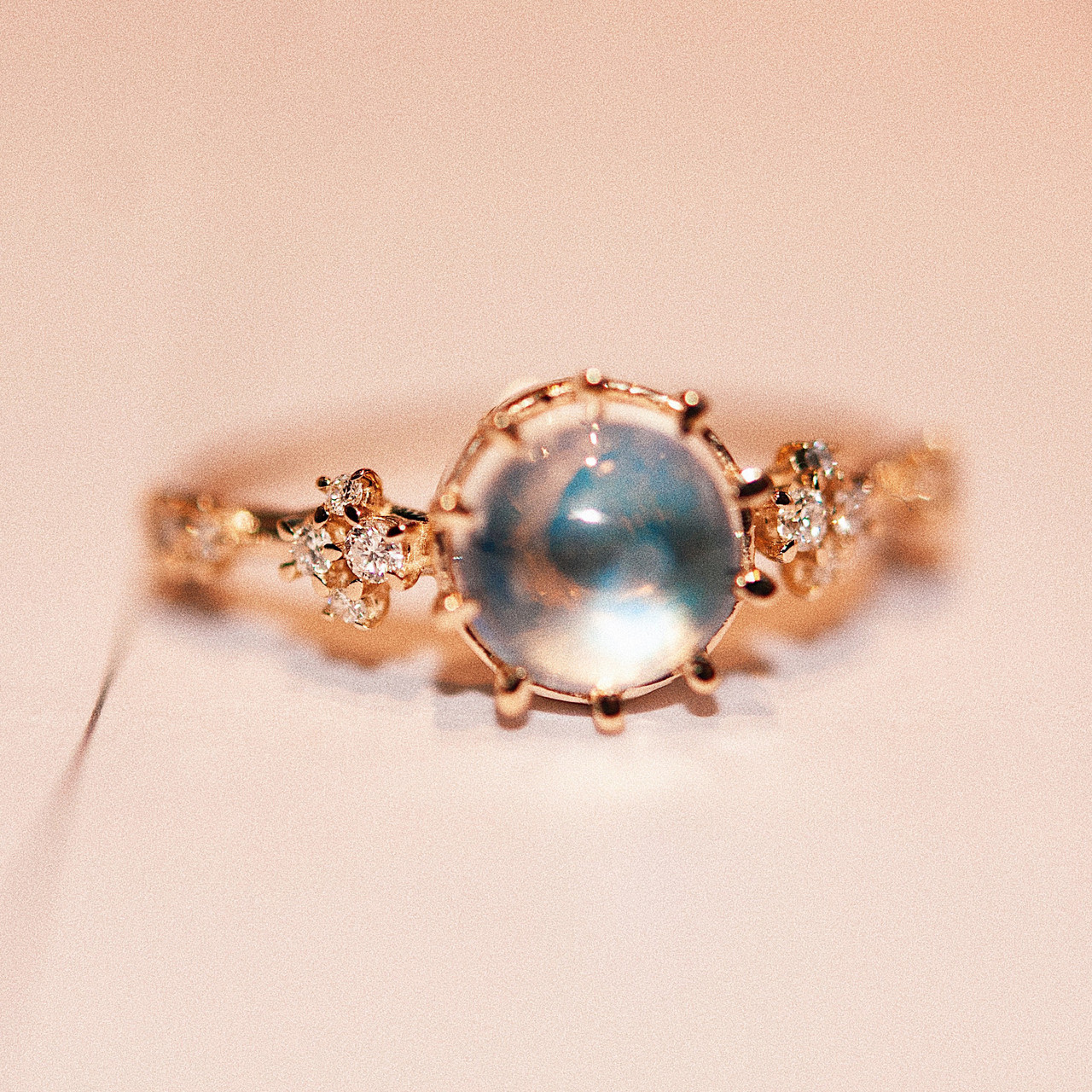 Moonstone Oracle Ring, Sofia Zakia, tomfoolery