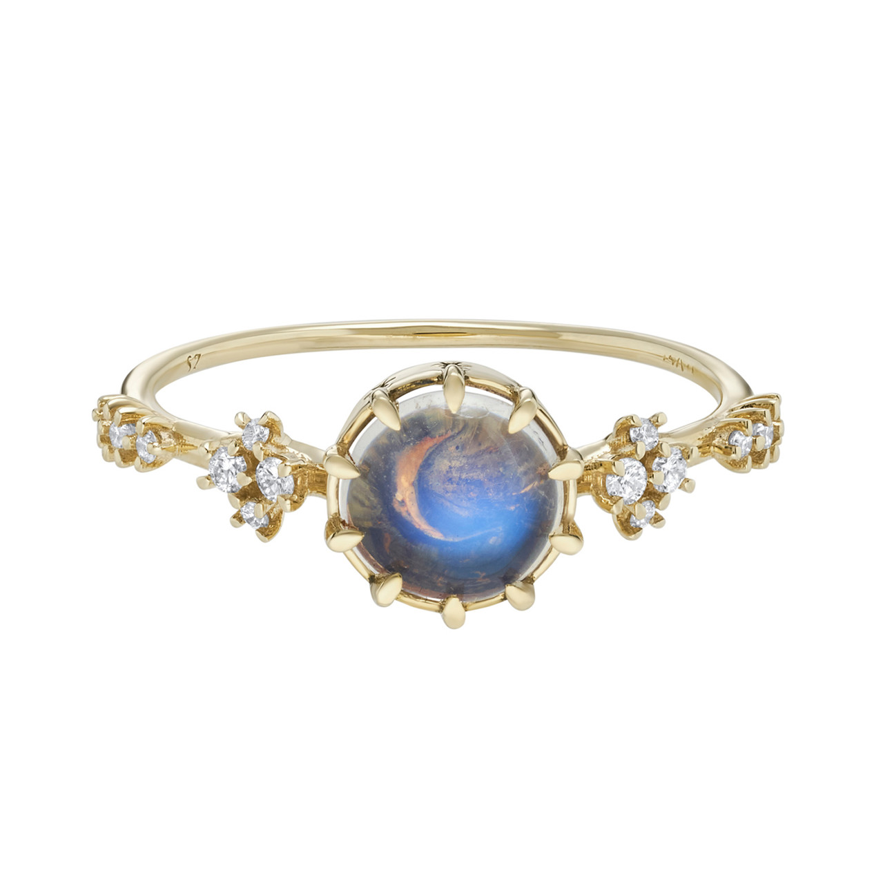 Moonstone Oracle Ring, Sofia Zakia, tomfoolery