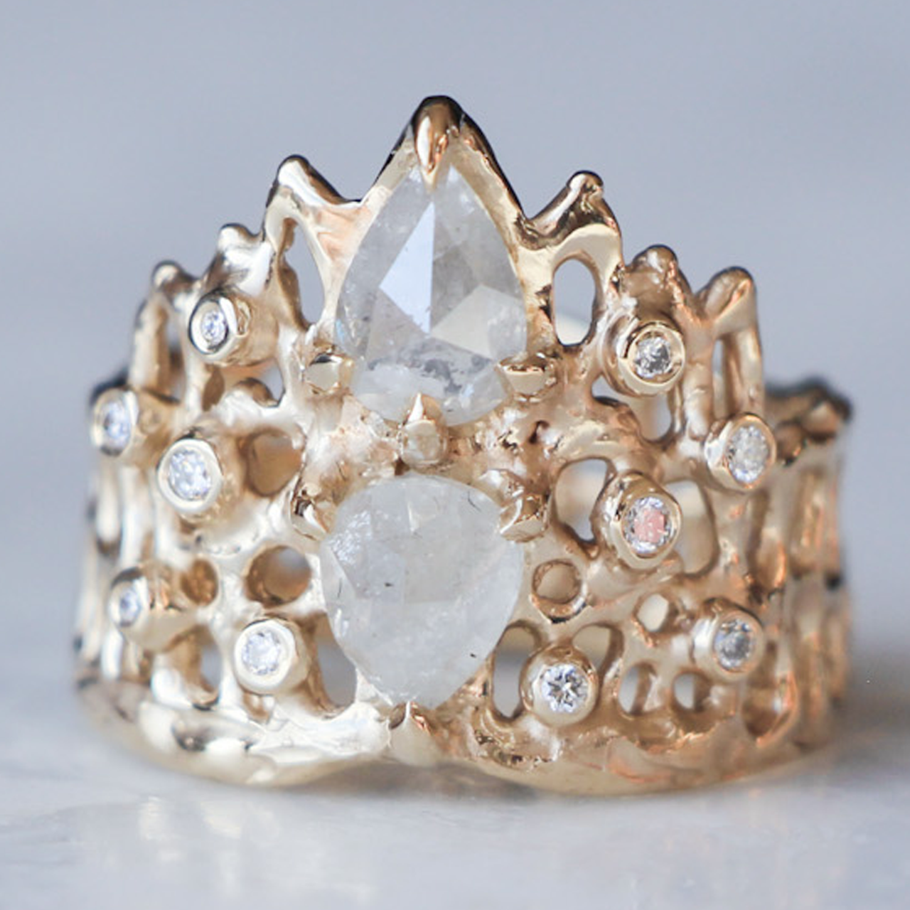 Ice Diamond King Triton Ring, Alice Clarke, tomfoolery