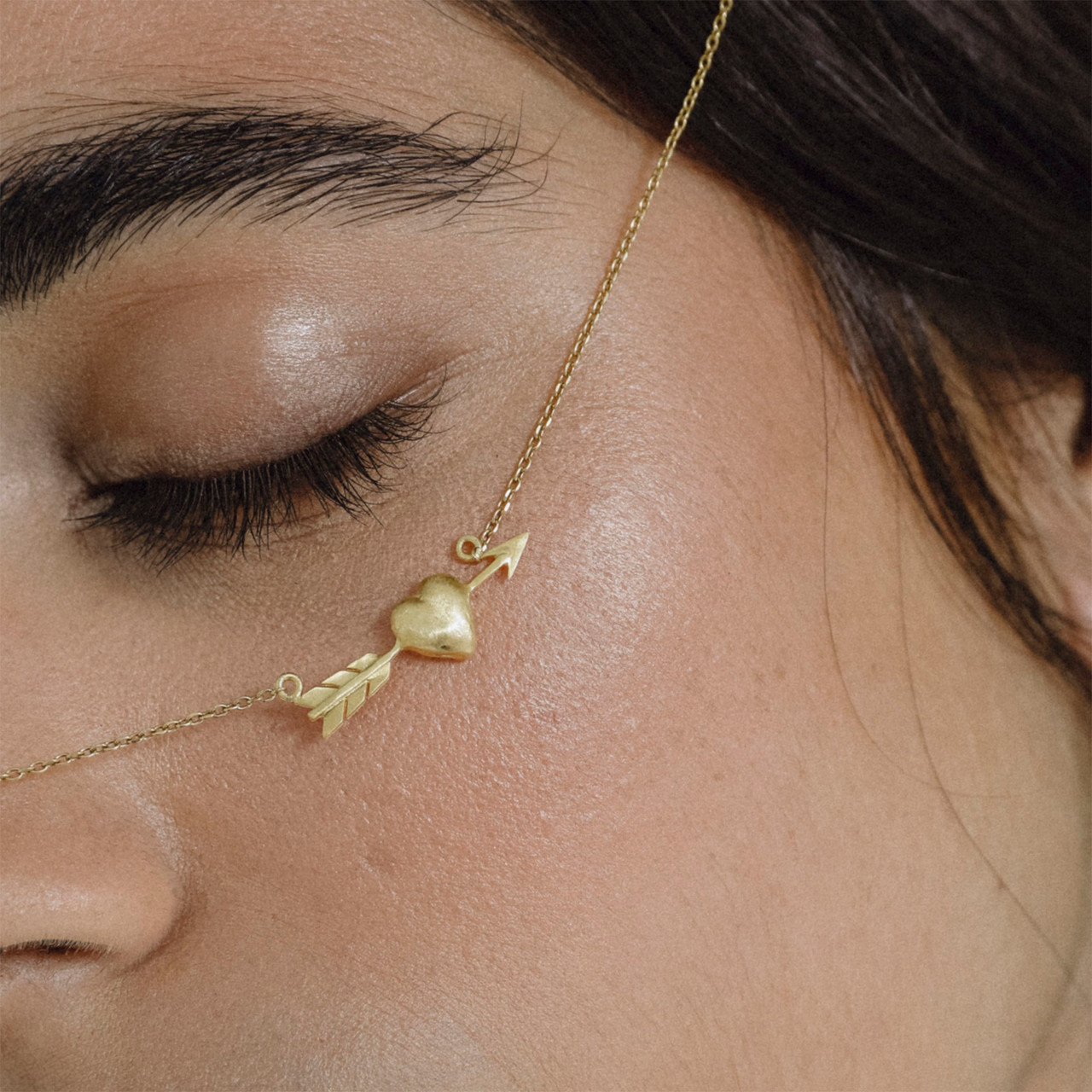 Gold Plated Flechacito Pendant, Maria Beltran, tomfoolery