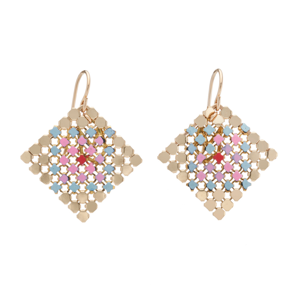 Petit Fours Mesh Drop Earrings, Maral Rapp, tomfoolery