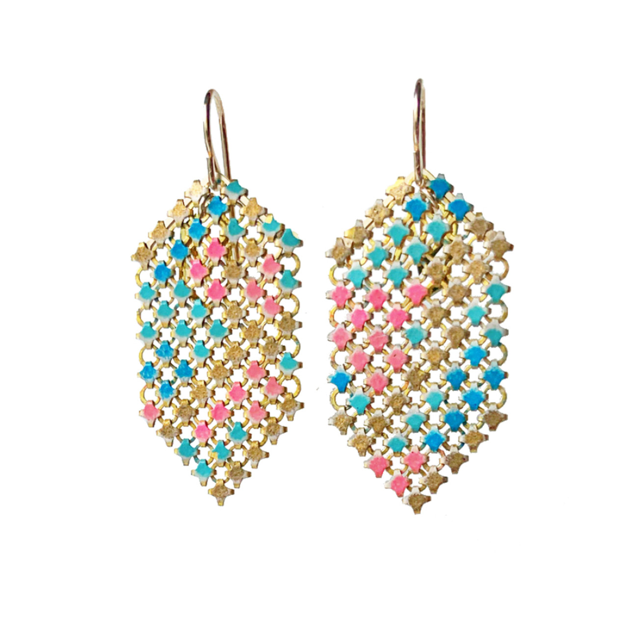 Printemps Mesh Drop Earrings, Maral Rapp, tomfoolery