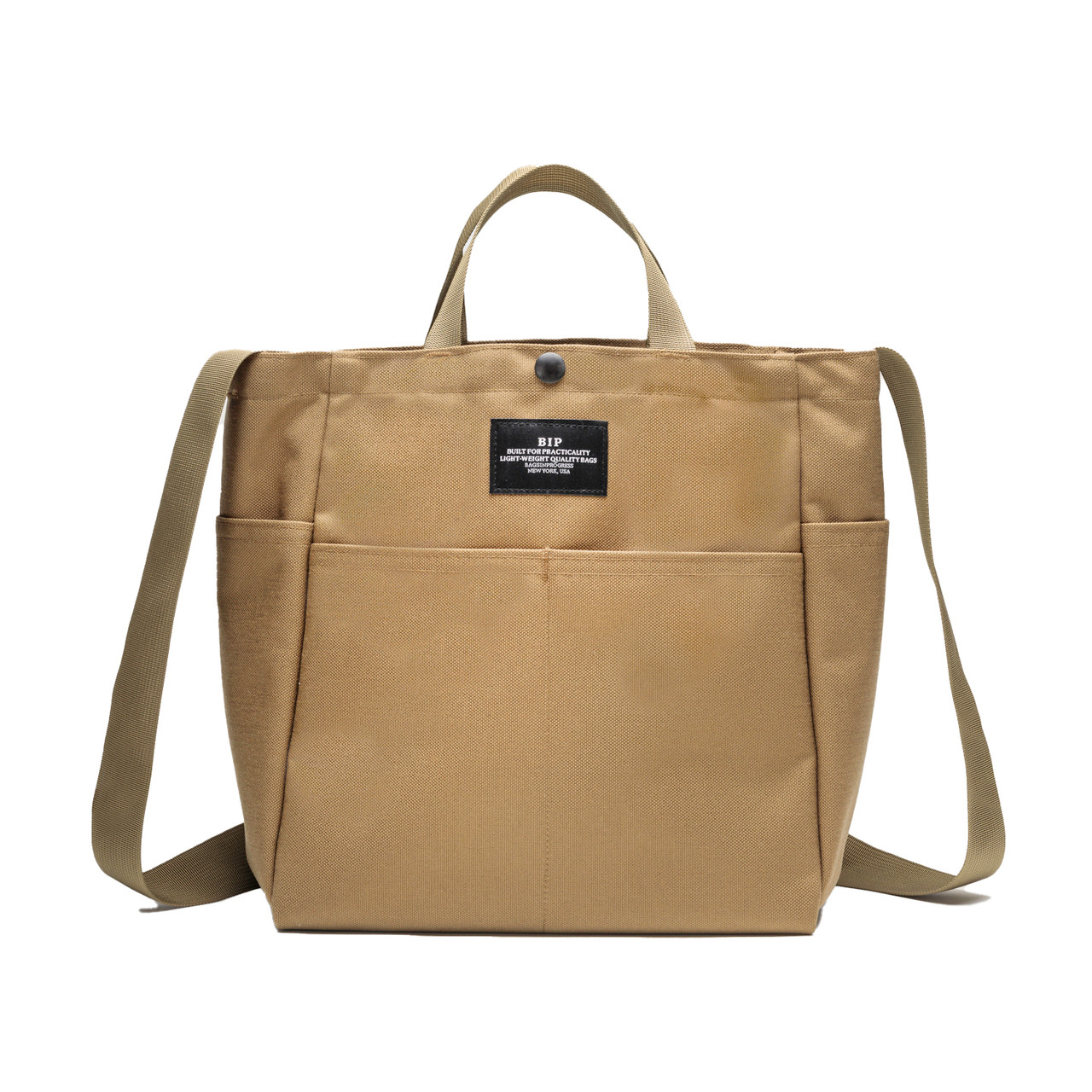 Medium Multi-Pocket Bag in Khaki, Bags In Progress, tomfoolery