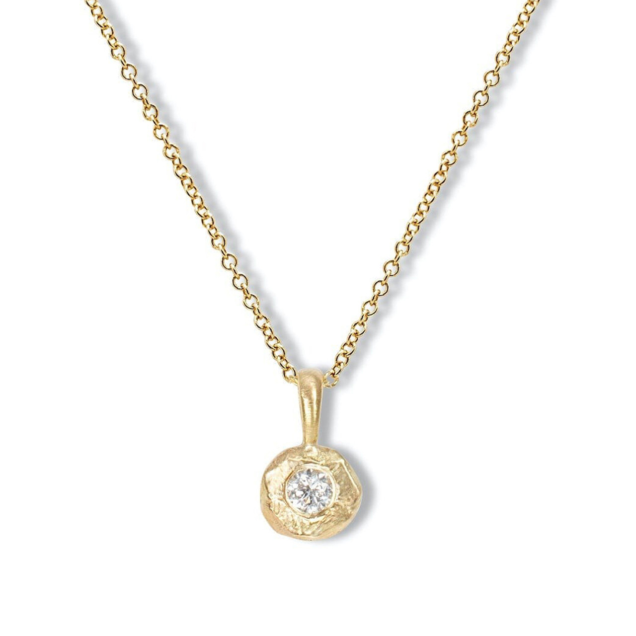 Single Diamond By The Yards Necklace