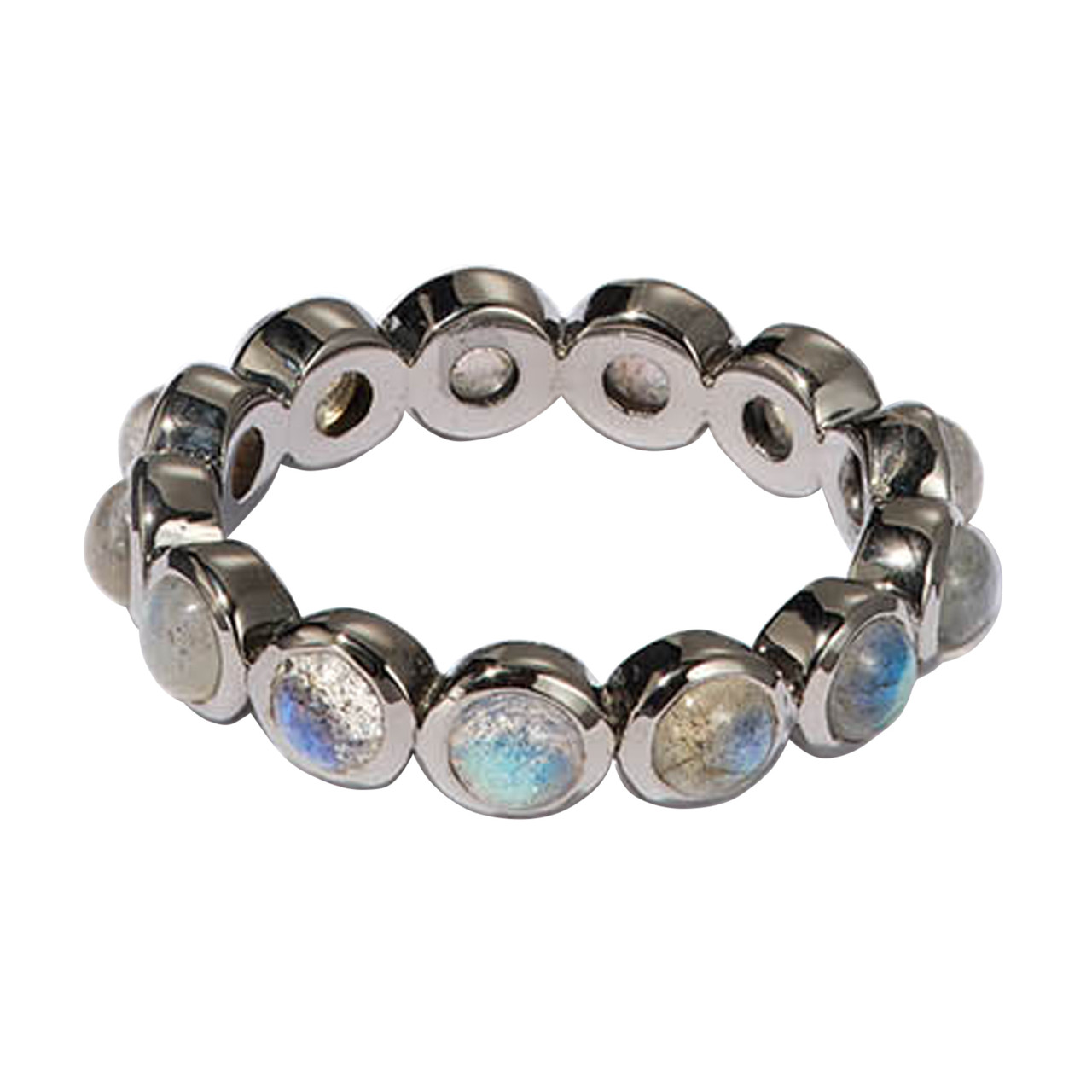 Labradorite Mini Dot Eternity Band, Nak Armstrong, tomfoolery