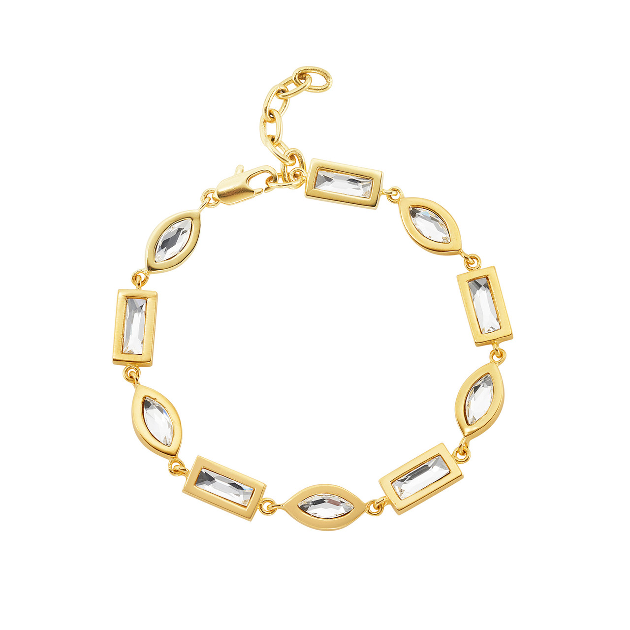 Dress Gold Crystal Bracelet, tf House - Dress, tomfoolery