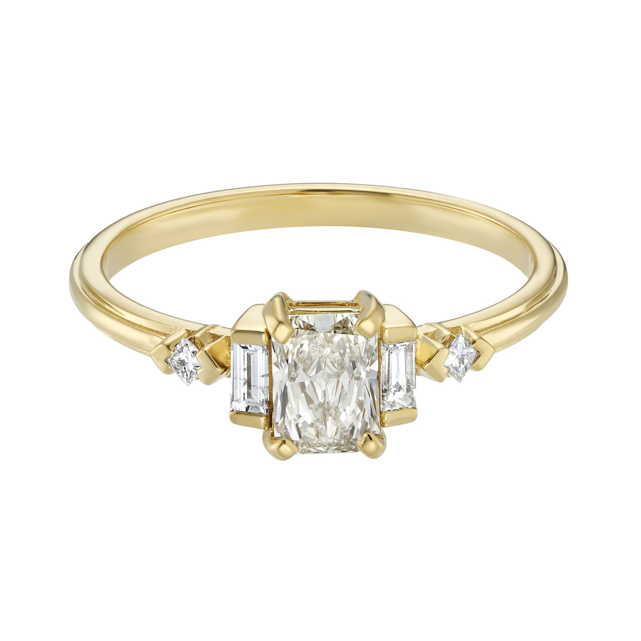 Petite Empire Five Step Diamond Ring, tf House - Art Echo, tomfoolery