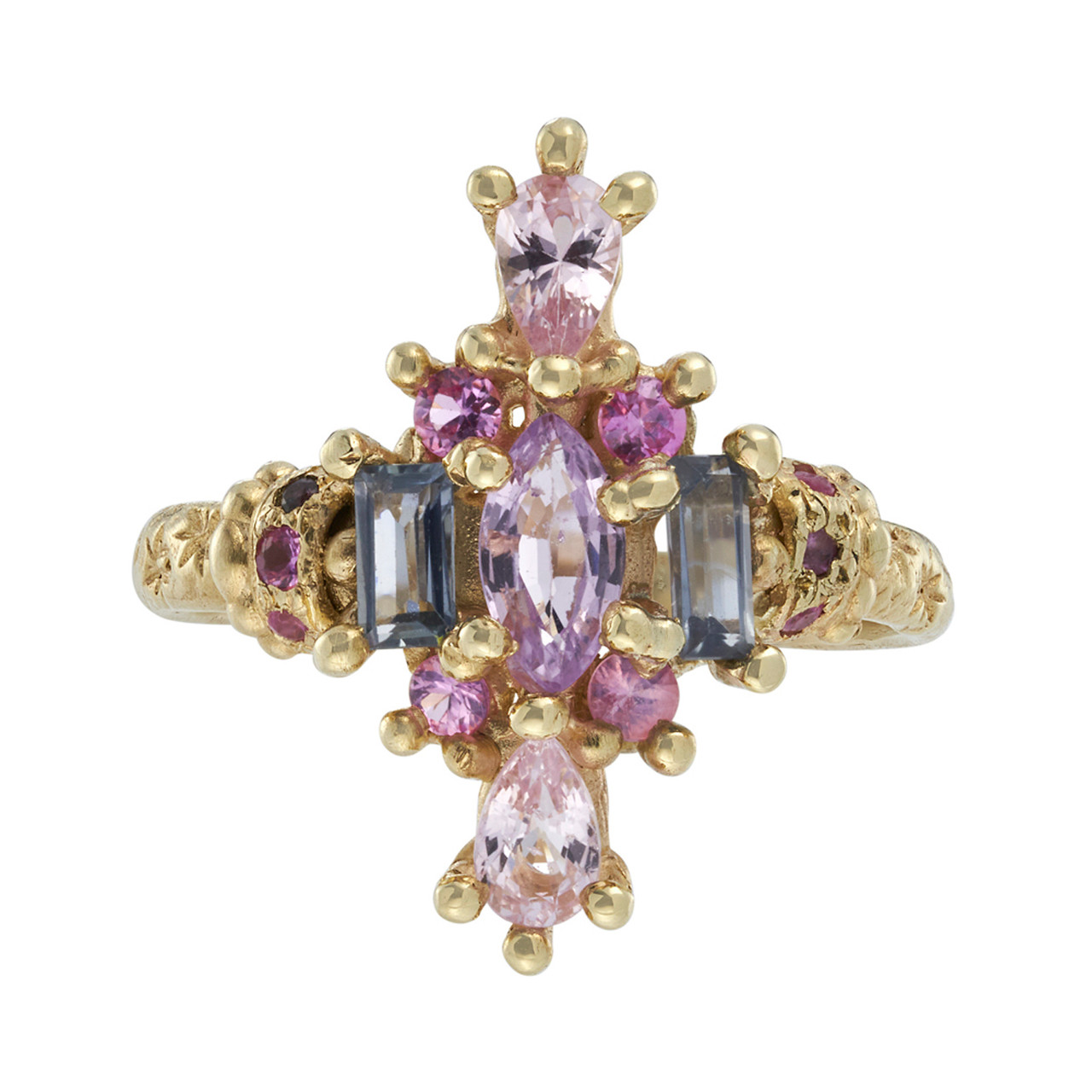 Lilac Kaleidoscope Art Ring by Ciara Bowles available at tomfoolery London as a part of Art Ring 2023 exhibition.