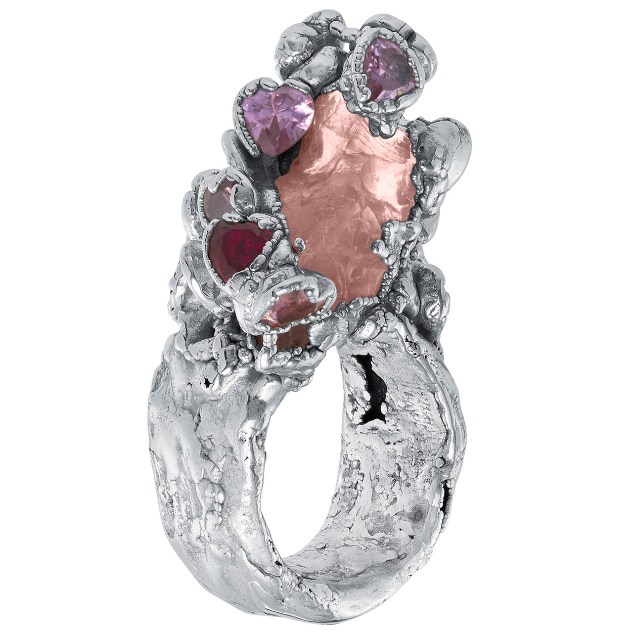 Tower Of Love II Art Ring by Maud Traon available at tomfoolery London as a part of Art Ring 2023 exhibition.