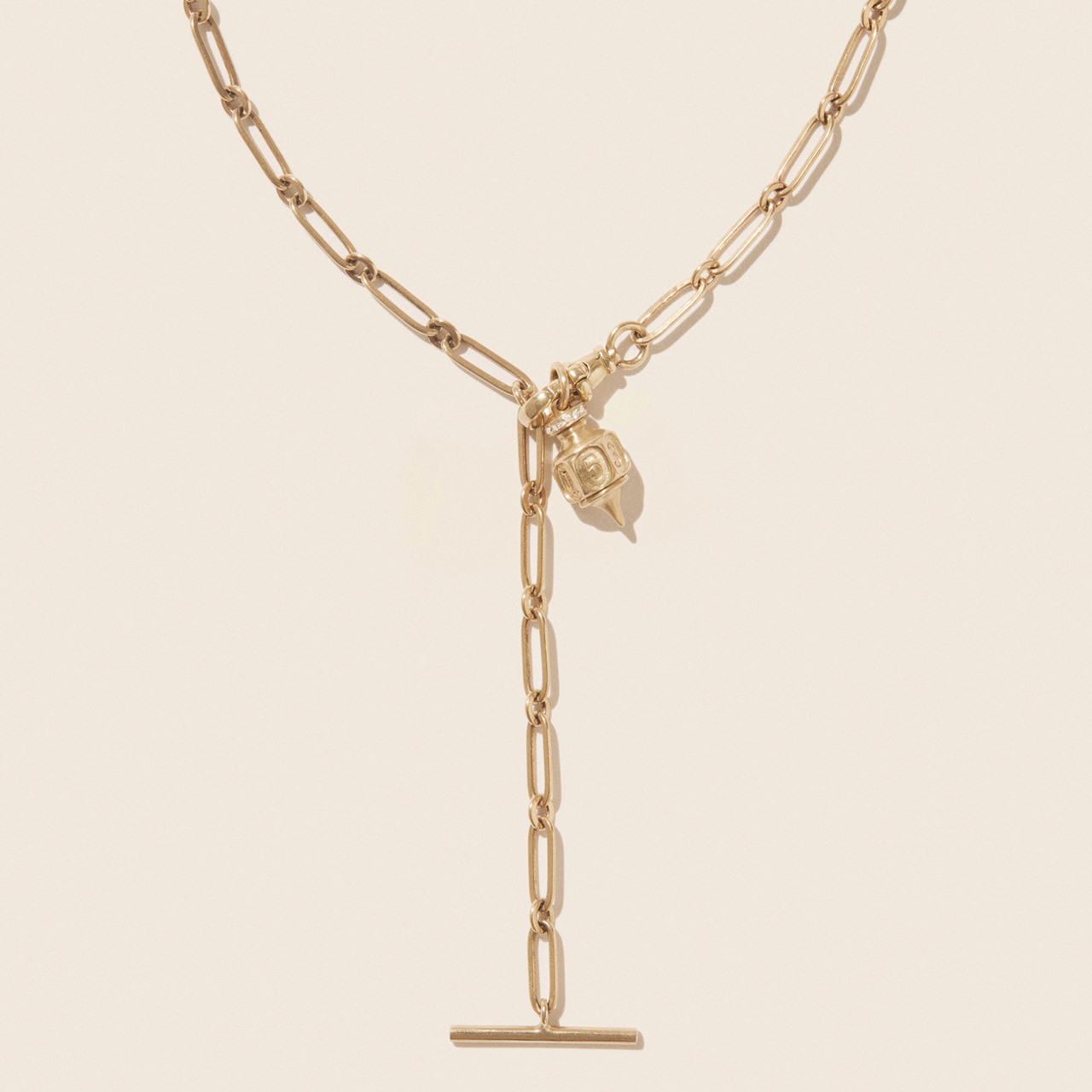 Debbie N°2 Yellow Gold Chain Necklace, Pascale Monvoisin, tomfoolery