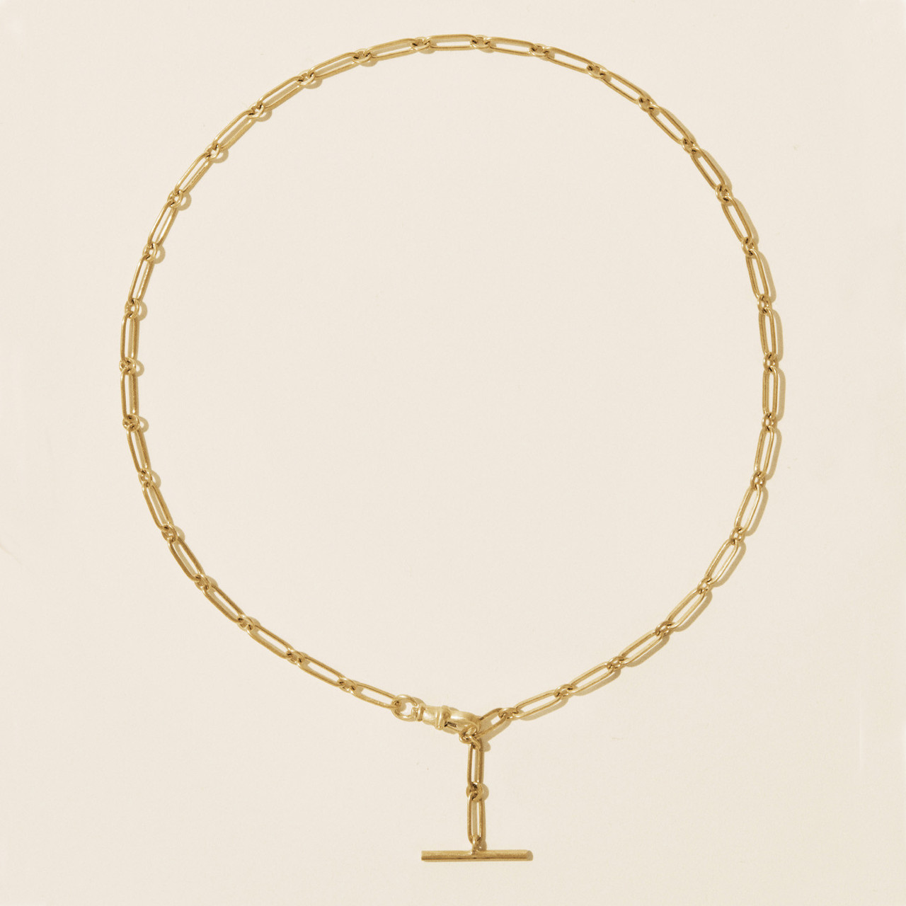 Debbie N°2 Yellow Gold Chain Necklace, Pascale Monvoisin, tomfoolery