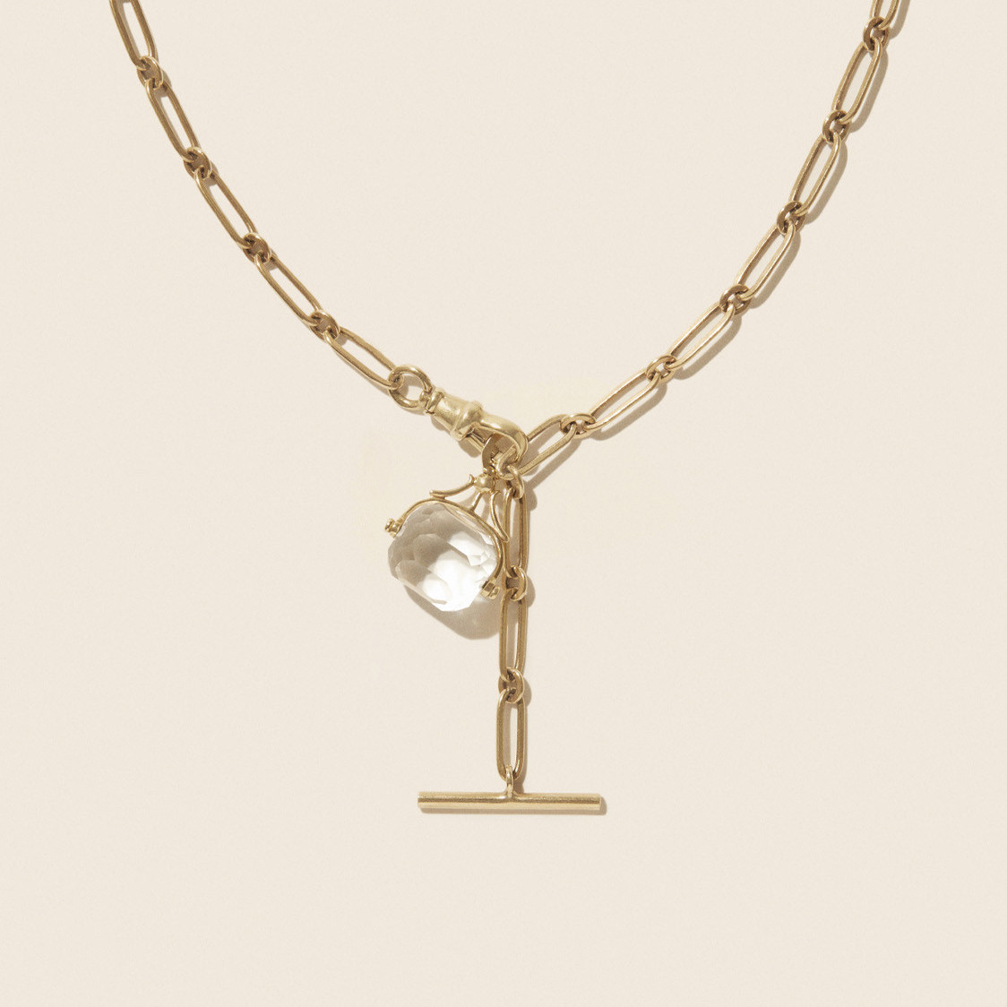 Debbie N°2 Yellow Gold Chain Necklace, Pascale Monvoisin, tomfoolery