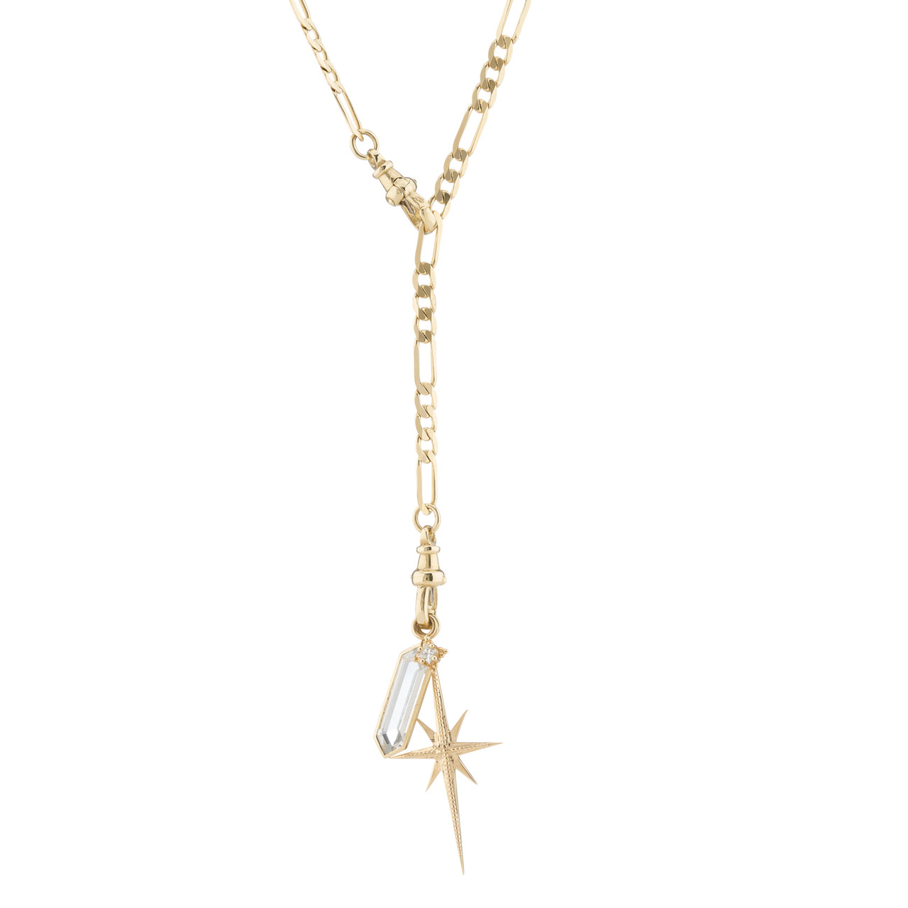 tomfoolery jewellery gallery:London Flats Gold Chain Astra Star Pendant