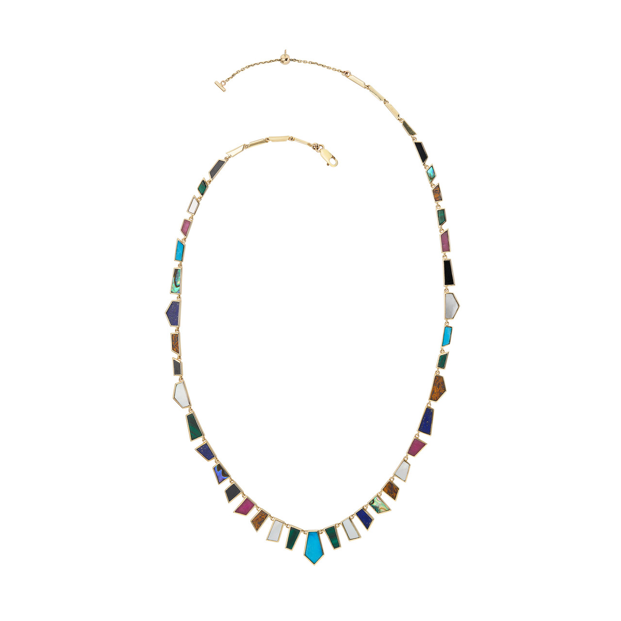 Rainbow Tesserae Necklace  by métier by tomfoolery at tomfoolery jewellery gallery