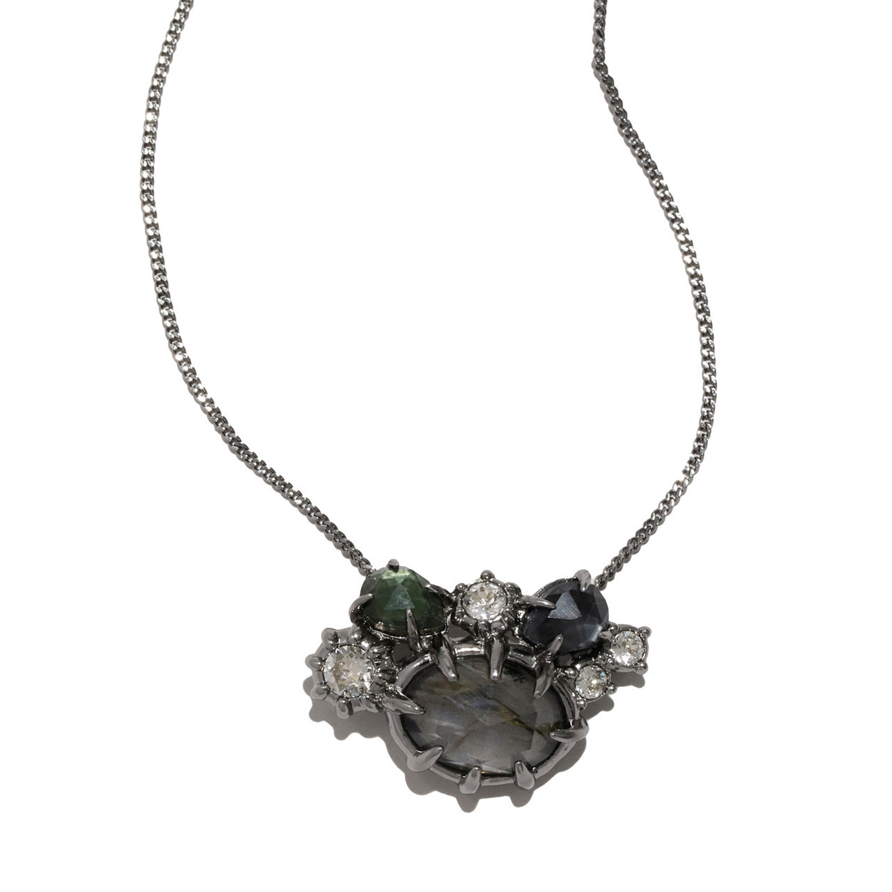 Punk Royale Crystal Cluster Necklace, Alexis Bittar, tomfoolery